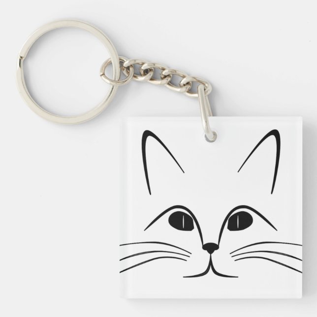 PORTE-CLÉS FACE CAT (Devant)
