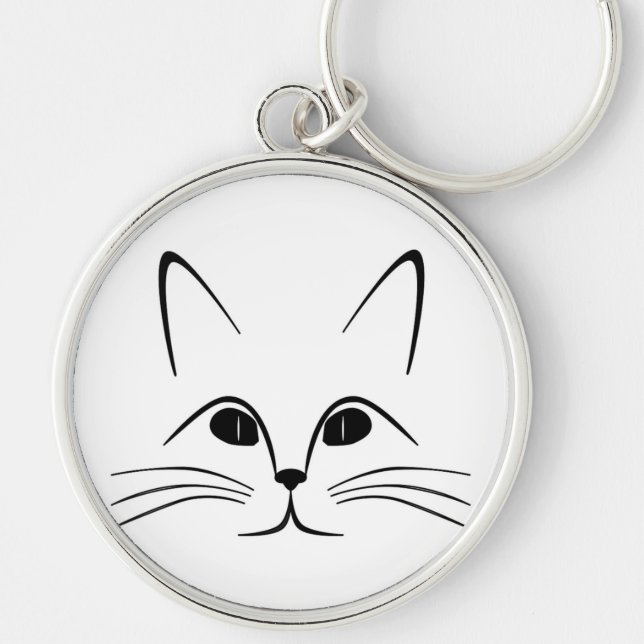 PORTE-CLÉS FACE CAT (Devant)