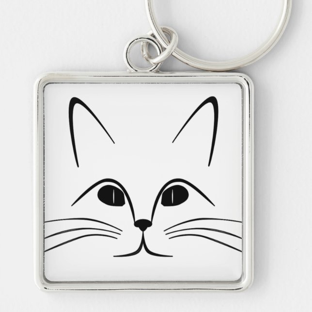 PORTE-CLÉS FACE CAT (Devant)