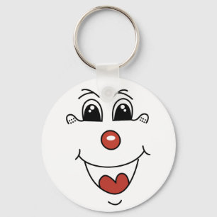 PORTE-CLÉS FACE DE CLOWN