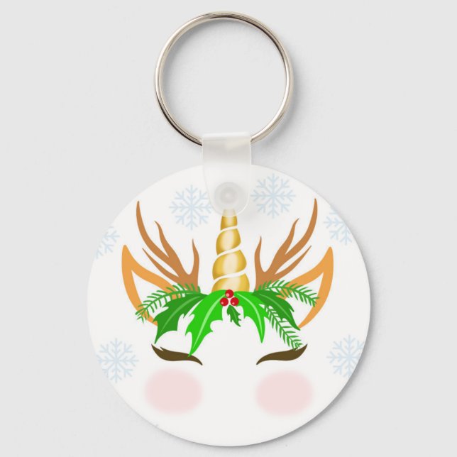 Porte-clés Face de Noël (Recto)
