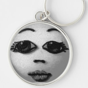 Porte-clés Face de poupée BW