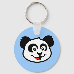 Porte-clés Face Panda mignonne
