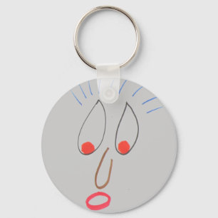Porte-clés Faces amusantes Porte - clé