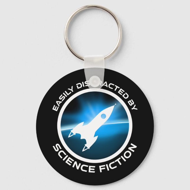 Porte-clés Facilement Distrait Par La Science-Fiction (Recto)