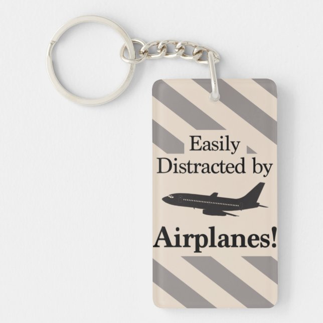 Porte-clés facilement distrait par les avions (Devant)