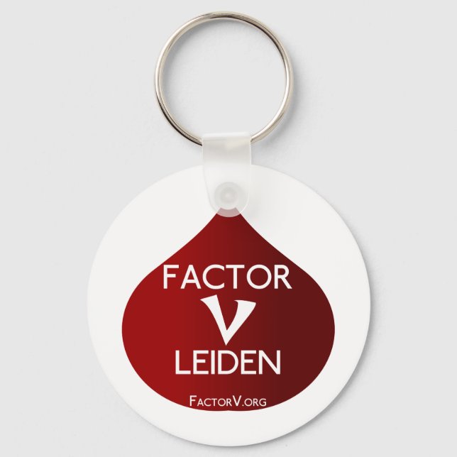 Porte-clés Factor V Leiden Awareness (Recto)