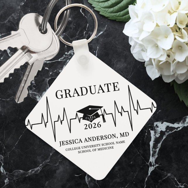Porte-clés Faculté de Médecine et de Soins Infirmiers (Nursing Medical School Graduation keychain)