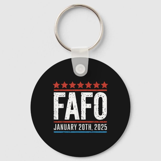 Porte-clés Fafo 20 janvier 2025 inauguration présidentielle a (Recto)