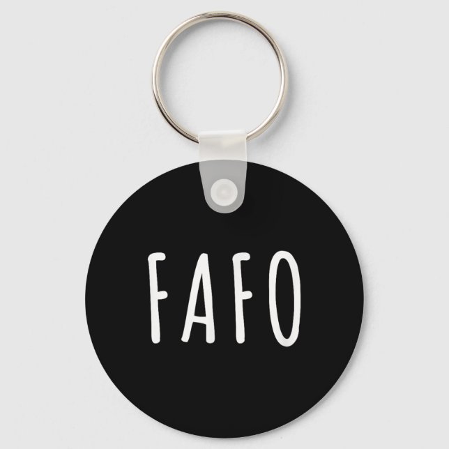 Porte-clés Fafo Trump, Donald Trump Fafo (Recto)