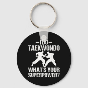 Porte-clés Faire du Taekwondo Quel est ton superpouvoir - Kar