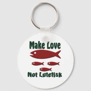 Porte-clés Faire l'amour pas Lutefisk drôle Scandinave