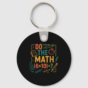 Porte-clés Fais Le Calcul 67 Équation Drôle Retour À L'école