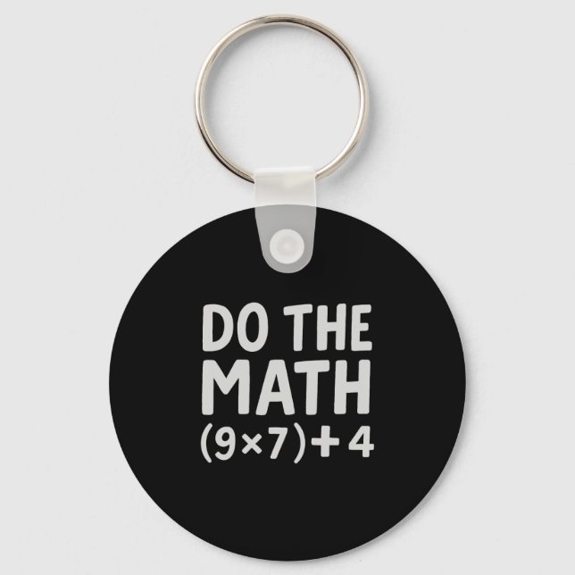 Porte-clés Fais Le Calcul 67 Meme  (Recto)