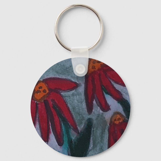 Porte-clés Faisées rouges (Recto)