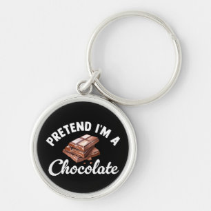 Porte-clés Faisons comme si j'étais une barre de chocolat