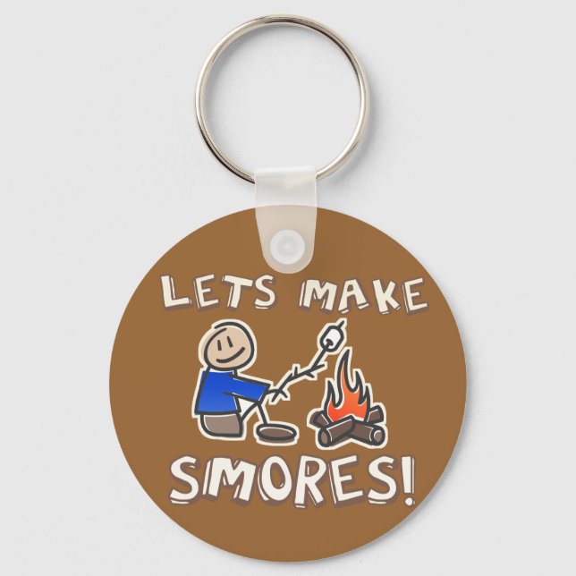 Porte-clés Faisons des S'mores ! (Recto)