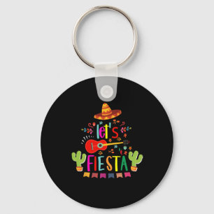 Porte-clés Faisons la fête Cinco De Mayo Guitare Drôle Mexica