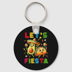 Porte-clés Faisons la fête Taco Avocat Drôle Cinco De Mayo Me