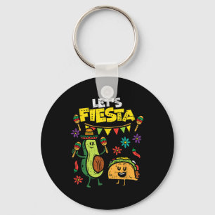 Porte-clés Faisons la fête Taco Avocat Drôle Cinco De Mayo Me