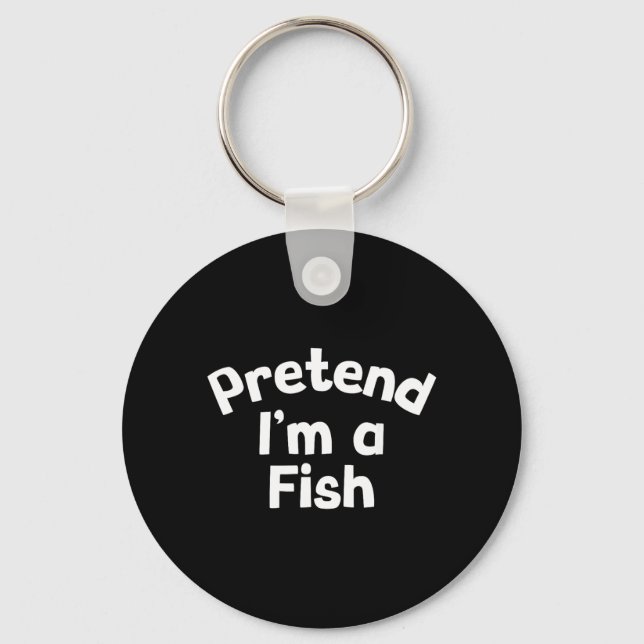 Porte-clés Faisons semblant que je suis un poisson Costume dr (Recto)