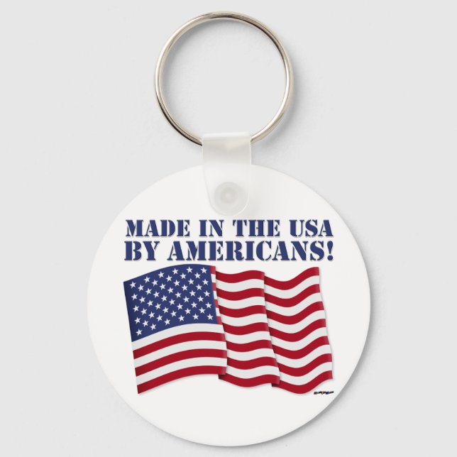 PORTE-CLÉS FAIT AUX USA PAR LES AMÉRICAINS ! (Recto)
