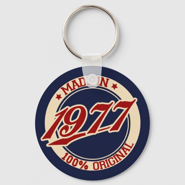 Porte-clés Fait En 1977 (Recto)