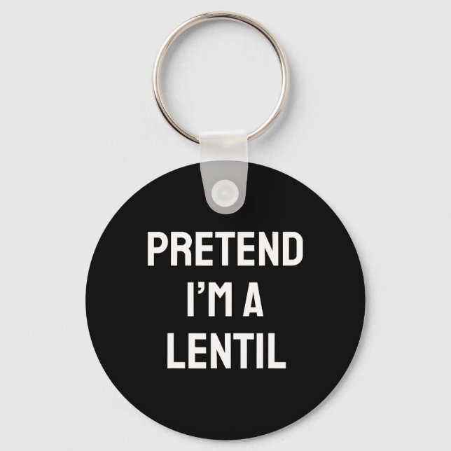 Porte-clés Faites comme si je suis une fête de costume de len (Recto)