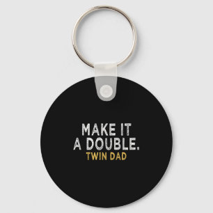 Porte-clés Faites-En Un Double - Future Papa Of Twins Drôle C