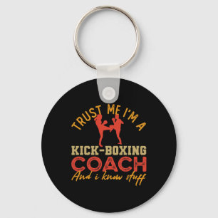 Porte-clés Faites-moi confiance, je suis un coach de kickboxi