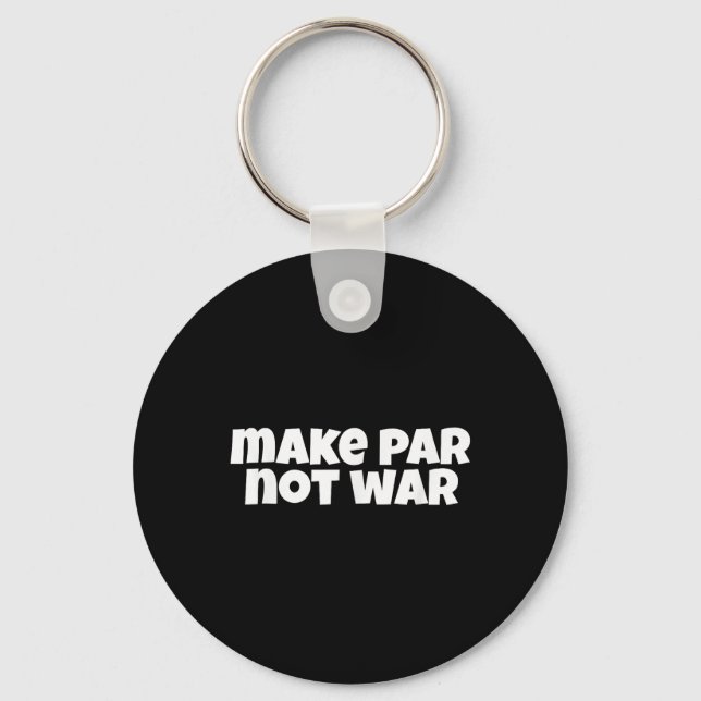 Porte-clés Faites Par Not War Golf Handicap Tee Putter Driver (Recto)