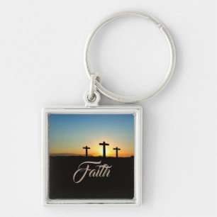Porte-clés Faith Hope Love Jesus Christ Destiny Destiny Desti
