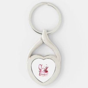 Porte-clés Faith Hope Love Meningitis Sensibilisation Dragonf