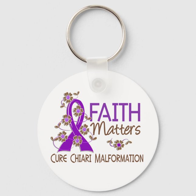 Porte-clés Faith Matters 3 Chiari Malformation (Recto)