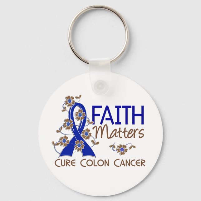 Porte-clés Faith Matters 3 Colon Cancer (Recto)