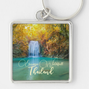 Porte-clés Fall View of Erawan Waterfall Thailand            