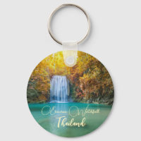 Fall View of Erawan Waterfall Thailand         