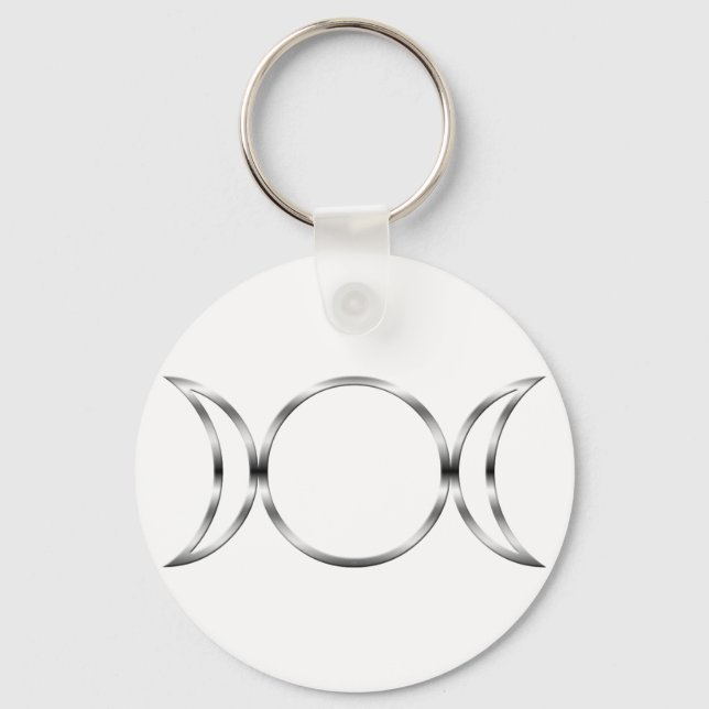 Porte-clés Falln Pagan Triple Goddess Symbol (Recto)