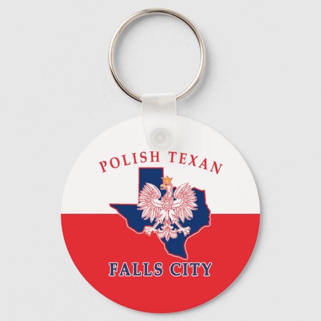 Porte-clés Falls City Polonais Texan (Recto)