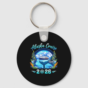 Porte-clés famille d'amis de baleine d'Alaska alaskan alaska