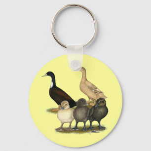 Porte-clés Famille de canards Golden Layer