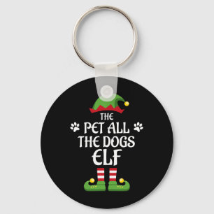 Porte-clés Famille de lutins pour animaux tous les chiens gro