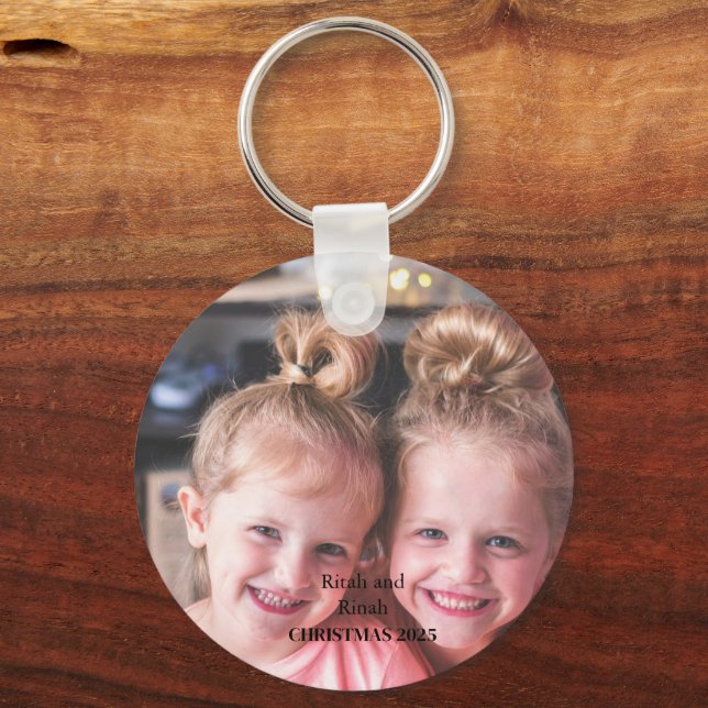 Porte-clés Famille de Noël (Recto)