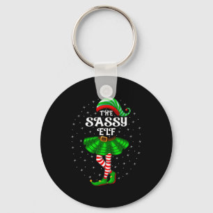 Porte-clés Famille de Noël Correspondance Femmes Filles Maman