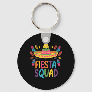 Porte-clés Famille Fiesta Squad Correspondant Cinco De Mayo