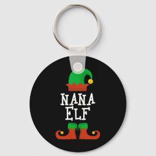 Porte-clés Famille Le Nana Elf Noël Correspondant Pj Pajama X