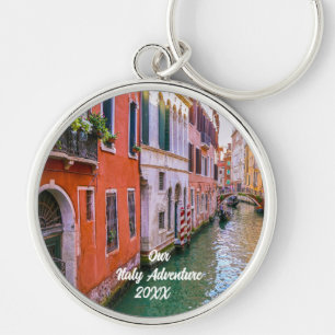 Porte-clés Famille personnalisée Italie Voyage Photo Arbre de