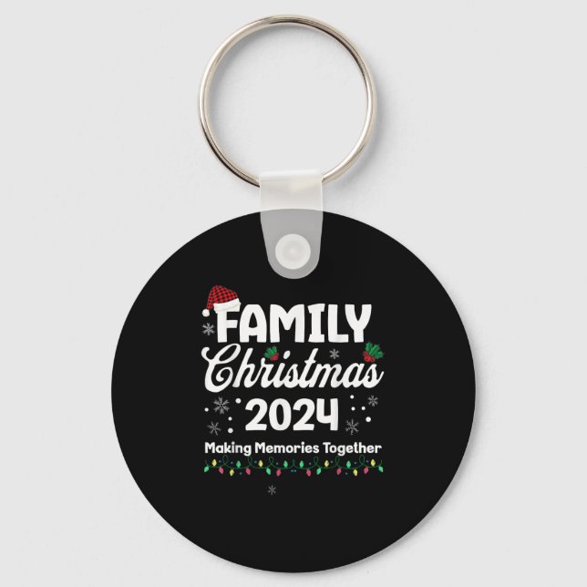 Porte-clés Family Christmas 2024 Holiday Matching Family Xmas (Recto)
