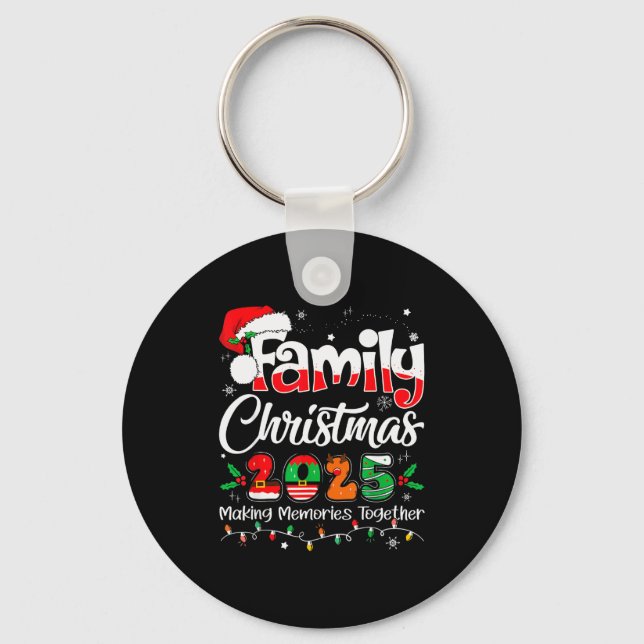 Porte-clés Family Christmas 2025 Matching Family Christmas Xm (Recto)