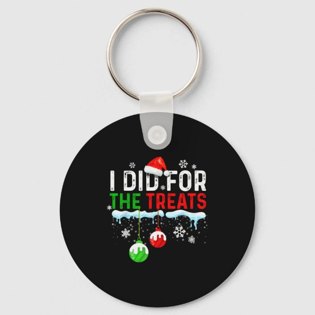 Porte-clés Family Christmas Pajamas Matching I Did For The Tr (Recto)